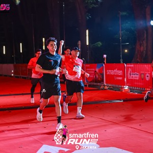 Race photo from SMARTFREN RUN 2026