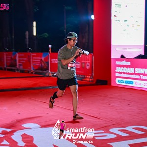 Race photo from SMARTFREN RUN 2026