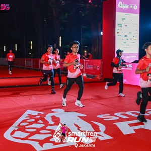 Race photo from SMARTFREN RUN 2026