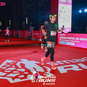 Race photo from SMARTFREN RUN 2026