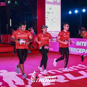 Race photo from SMARTFREN RUN 2026