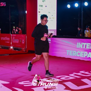 Race photo from SMARTFREN RUN 2026