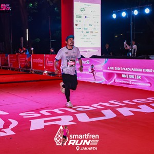 Race photo from SMARTFREN RUN 2026