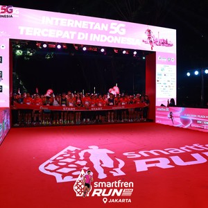 Race photo from SMARTFREN RUN 2026