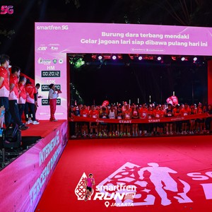 Race photo from SMARTFREN RUN 2026