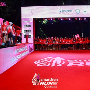 Race photo from SMARTFREN RUN 2026
