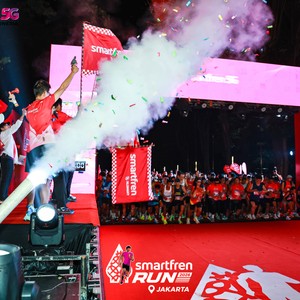 Race photo from SMARTFREN RUN 2026