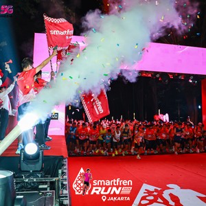 Race photo from SMARTFREN RUN 2026