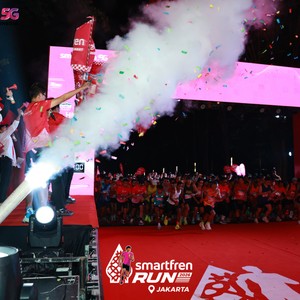 Race photo from SMARTFREN RUN 2026