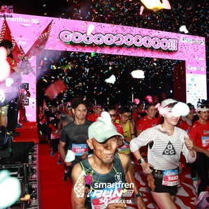 Race photo from SMARTFREN RUN 2026