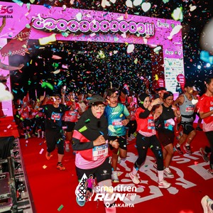 Race photo from SMARTFREN RUN 2026