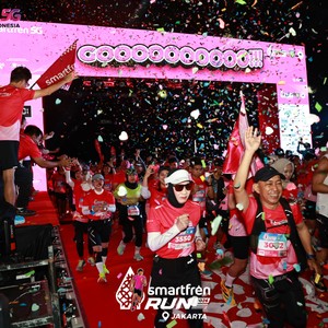 Race photo from SMARTFREN RUN 2026