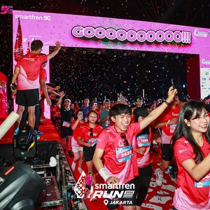 Race photo from SMARTFREN RUN 2026