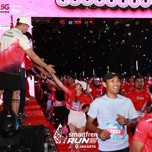 Race photo from SMARTFREN RUN 2026
