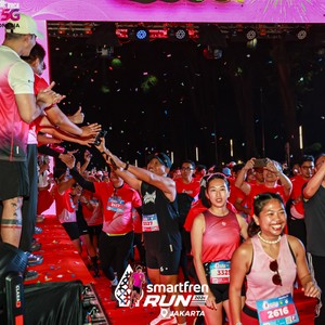 Race photo from SMARTFREN RUN 2026
