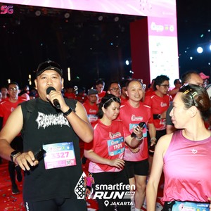 Race photo from SMARTFREN RUN 2026