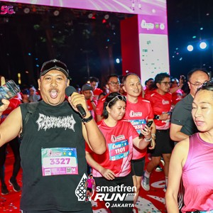 Race photo from SMARTFREN RUN 2026