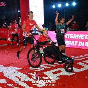 Race photo from SMARTFREN RUN 2026