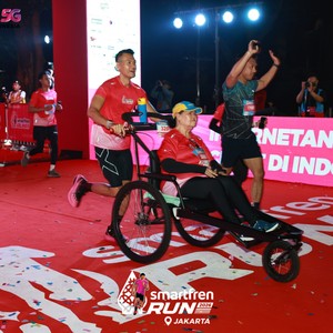 Race photo from SMARTFREN RUN 2026