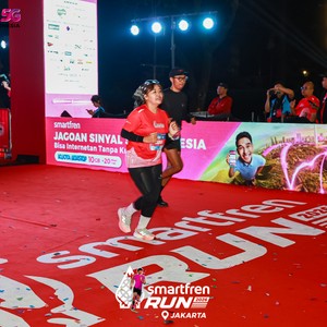 Race photo from SMARTFREN RUN 2026