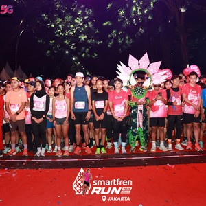 Race photo from SMARTFREN RUN 2026