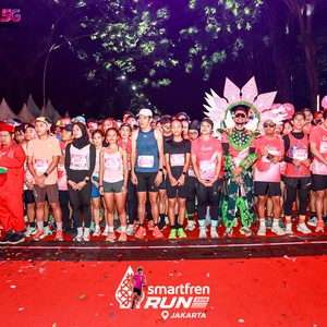 Race photo from SMARTFREN RUN 2026