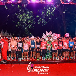 Race photo from SMARTFREN RUN 2026