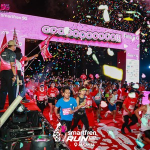 Race photo from SMARTFREN RUN 2026