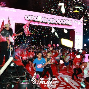Race photo from SMARTFREN RUN 2026