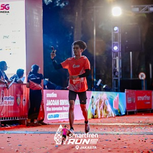 Race photo from SMARTFREN RUN 2026