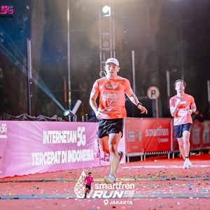 Race photo from SMARTFREN RUN 2026