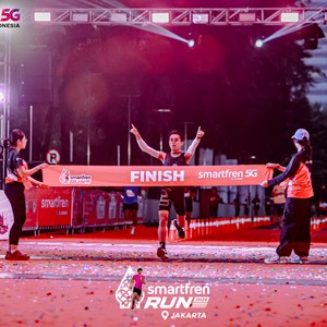 Race photo from SMARTFREN RUN 2026
