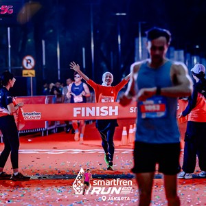 Race photo from SMARTFREN RUN 2026