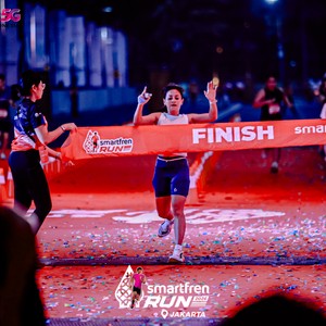 Race photo from SMARTFREN RUN 2026