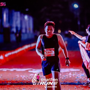 Race photo from SMARTFREN RUN 2026
