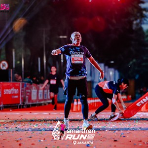 Race photo from SMARTFREN RUN 2026