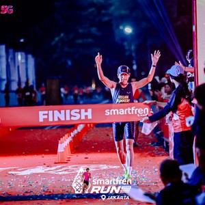 Race photo from SMARTFREN RUN 2026