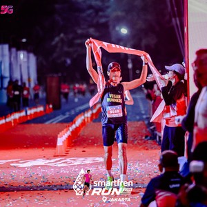 Race photo from SMARTFREN RUN 2026