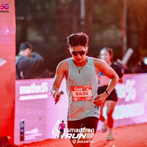Race photo from SMARTFREN RUN 2026