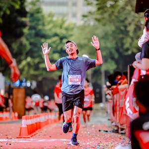 Race photo from SMARTFREN RUN 2026