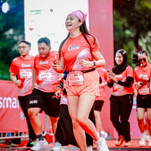 Race photo from SMARTFREN RUN 2026