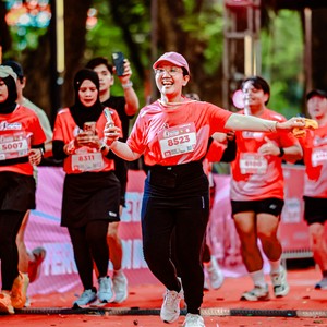 Race photo from SMARTFREN RUN 2026
