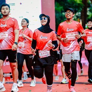 Race photo from SMARTFREN RUN 2026
