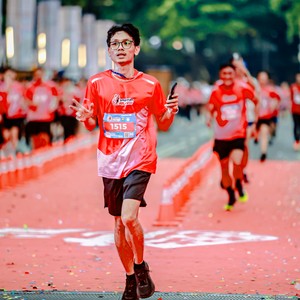 Race photo from SMARTFREN RUN 2026