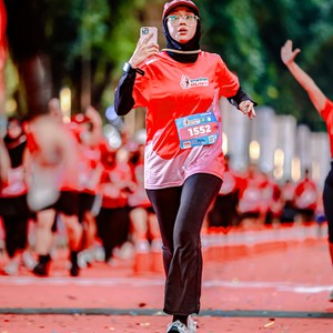 Race photo from SMARTFREN RUN 2026