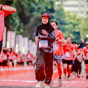 Race photo from SMARTFREN RUN 2026