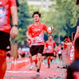 Race photo from SMARTFREN RUN 2026