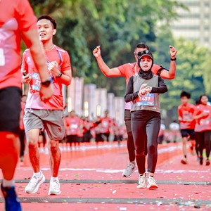 Race photo from SMARTFREN RUN 2026