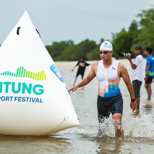 Race photo from Belitung Multisport Festival