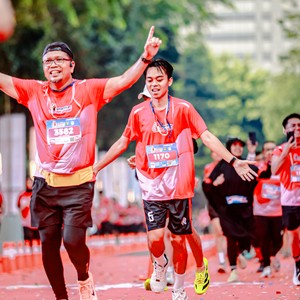 Race photo from SMARTFREN RUN 2026